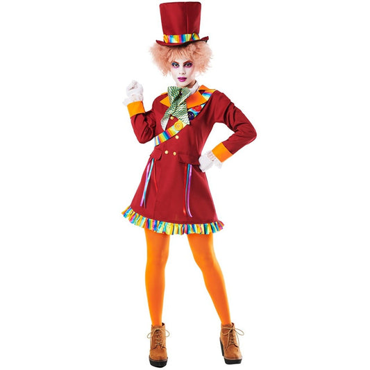 Disfraz de Sombrerera Loca Colores para mujer