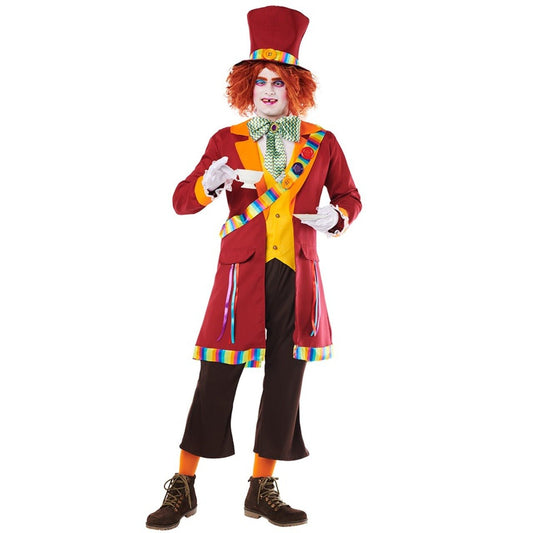 Disfraz de Sombrerero Loco Colores para hombre