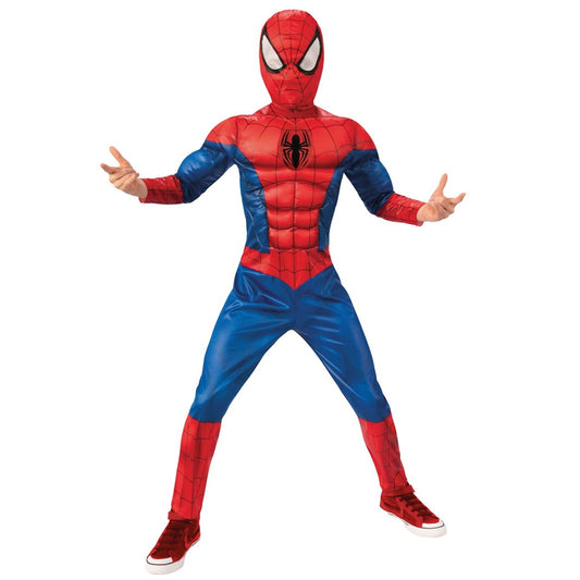Disfraz de Spiderman™ Black Line Musculoso infantil