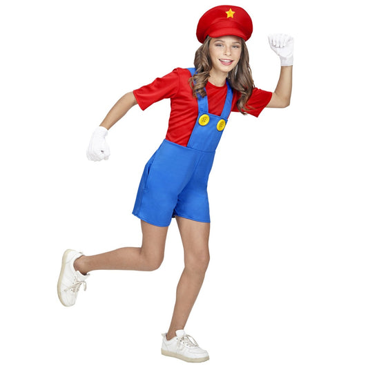 Disfraz de Super Mario Videojuego para niña
