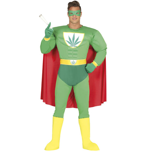 Disfraz de Superhéroe Marihuana para adulto