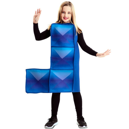 Disfraz de Tetris Azul Oscuro Infantil