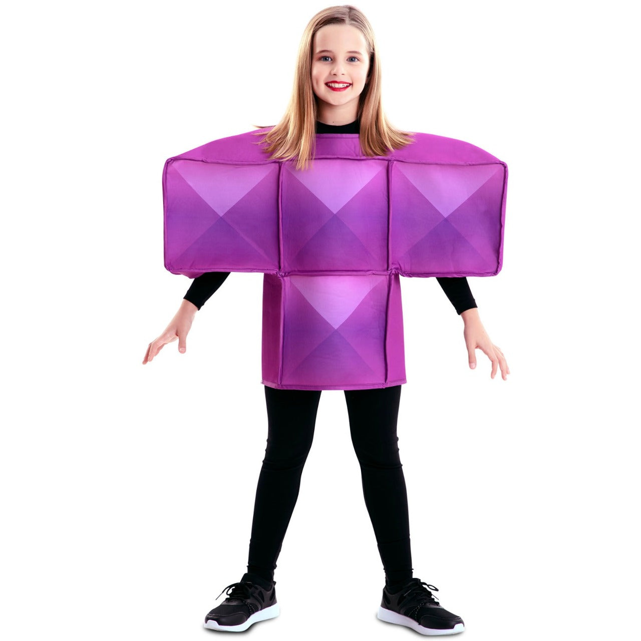 Disfraz de Tetris Morado Infantil