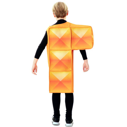 Disfraz de Tetris Naranja Infantil