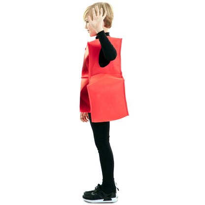 Disfraz de Tetris Rojo Infantil