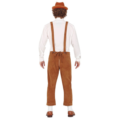 Disfraz de Tirolés Marrón para hombre