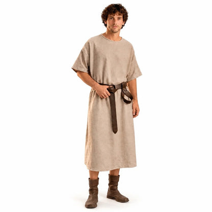 Disfraz de Túnica Beige Medieval para adulto
