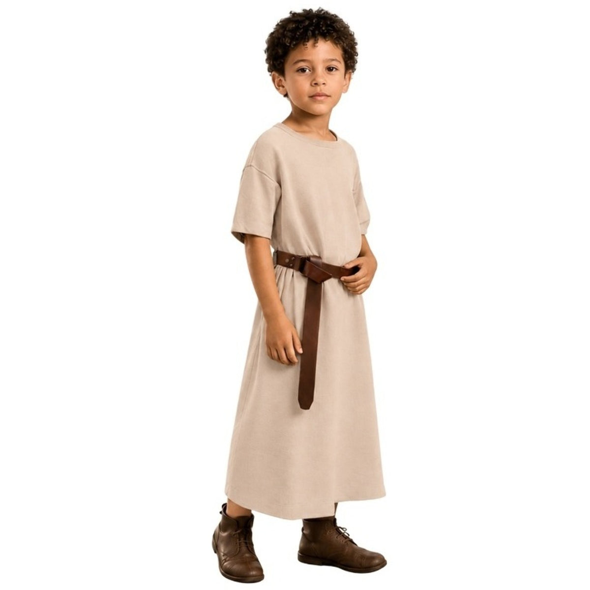 Disfraz de Túnica Beige Medieval infantil