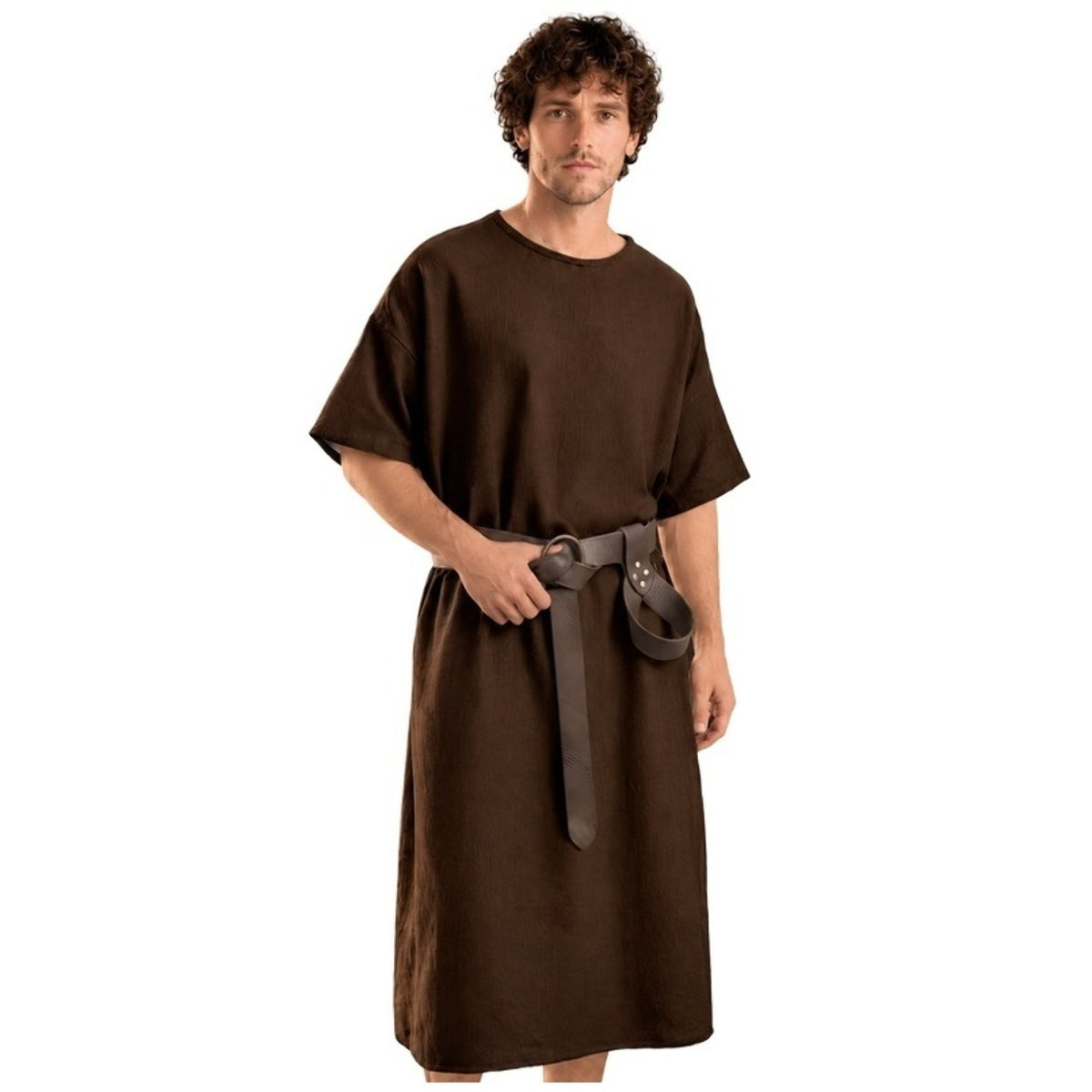 Disfraz de Túnica Marrón Medieval para adulto
