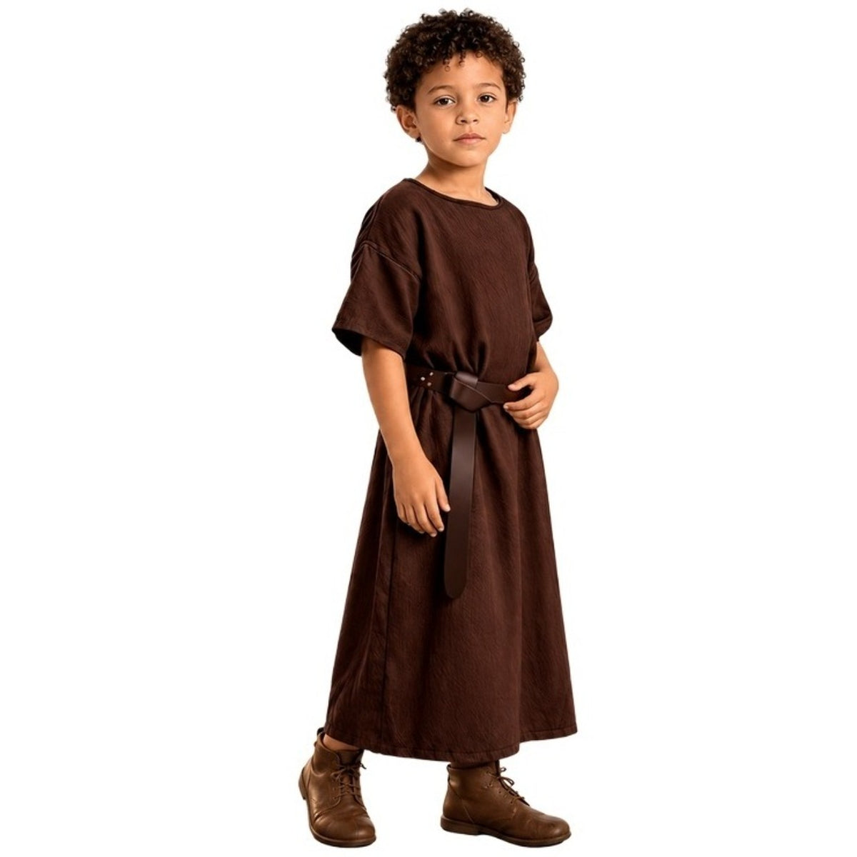 Disfraz de Túnica Marrón Medieval infantil
