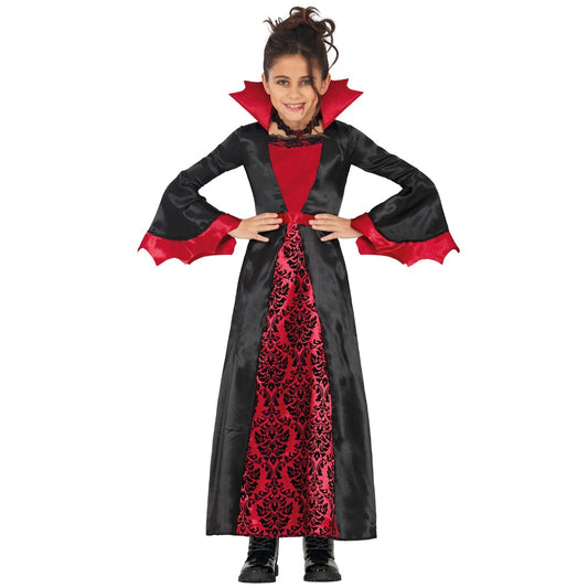 Disfraz de Vampiresa Burdeos para niña