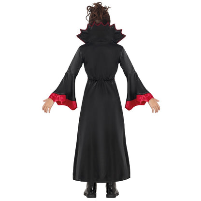 Disfraz de Vampiresa Burdeos para niña