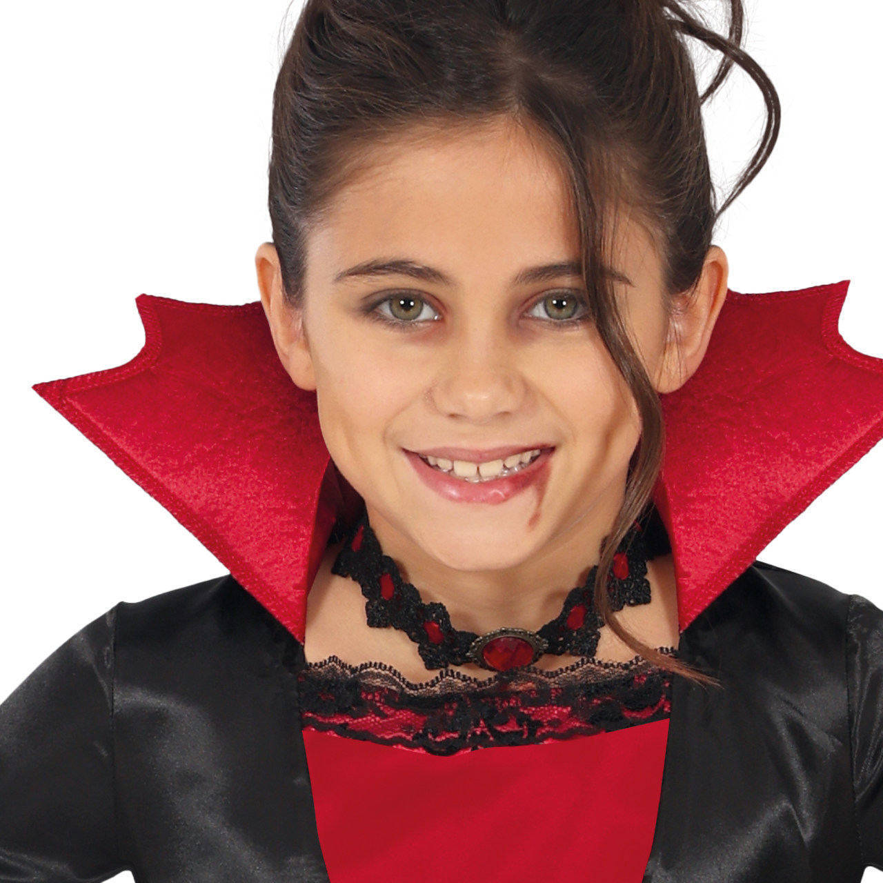 Disfraz de Vampiresa Burdeos para niña