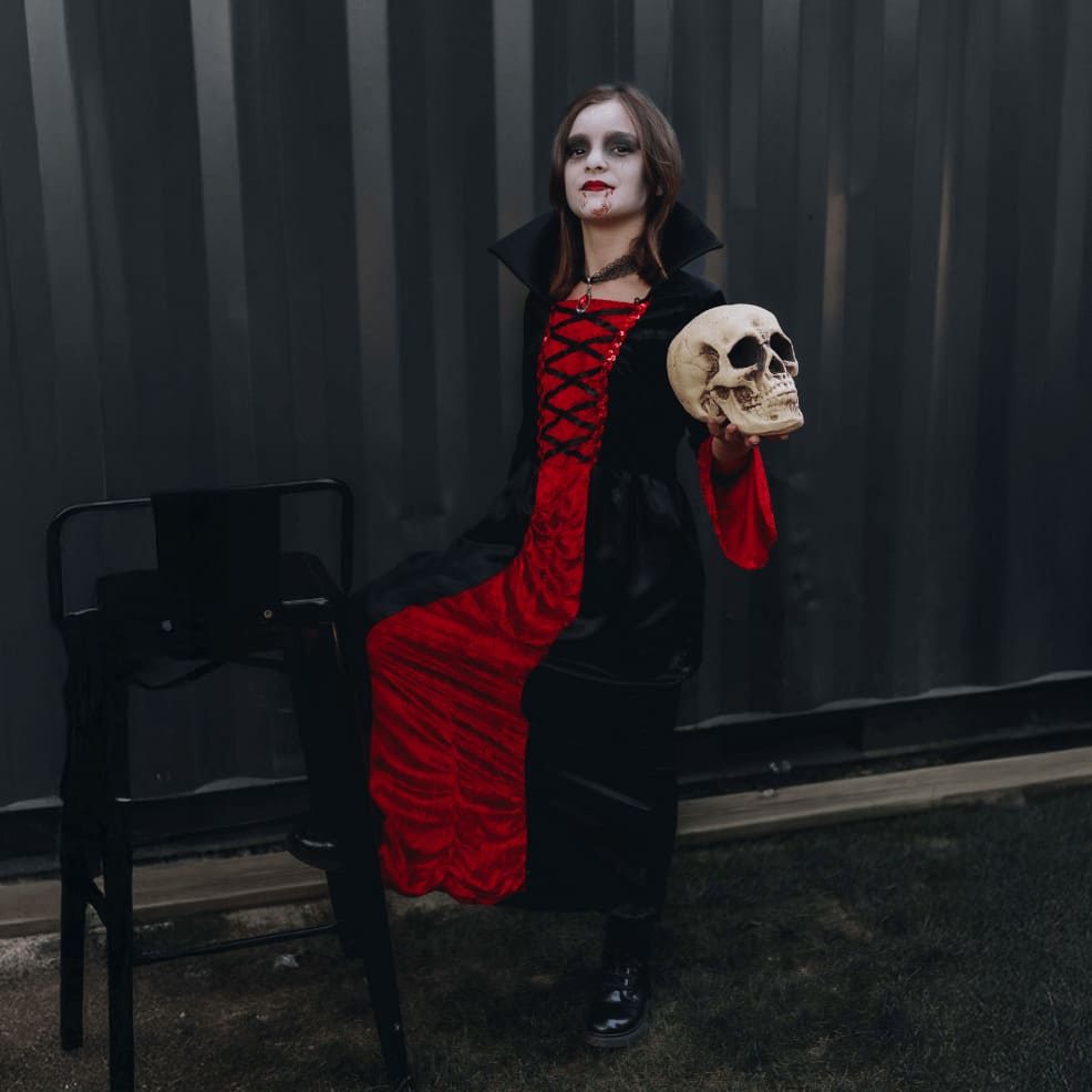 Disfraz vampiresa niña