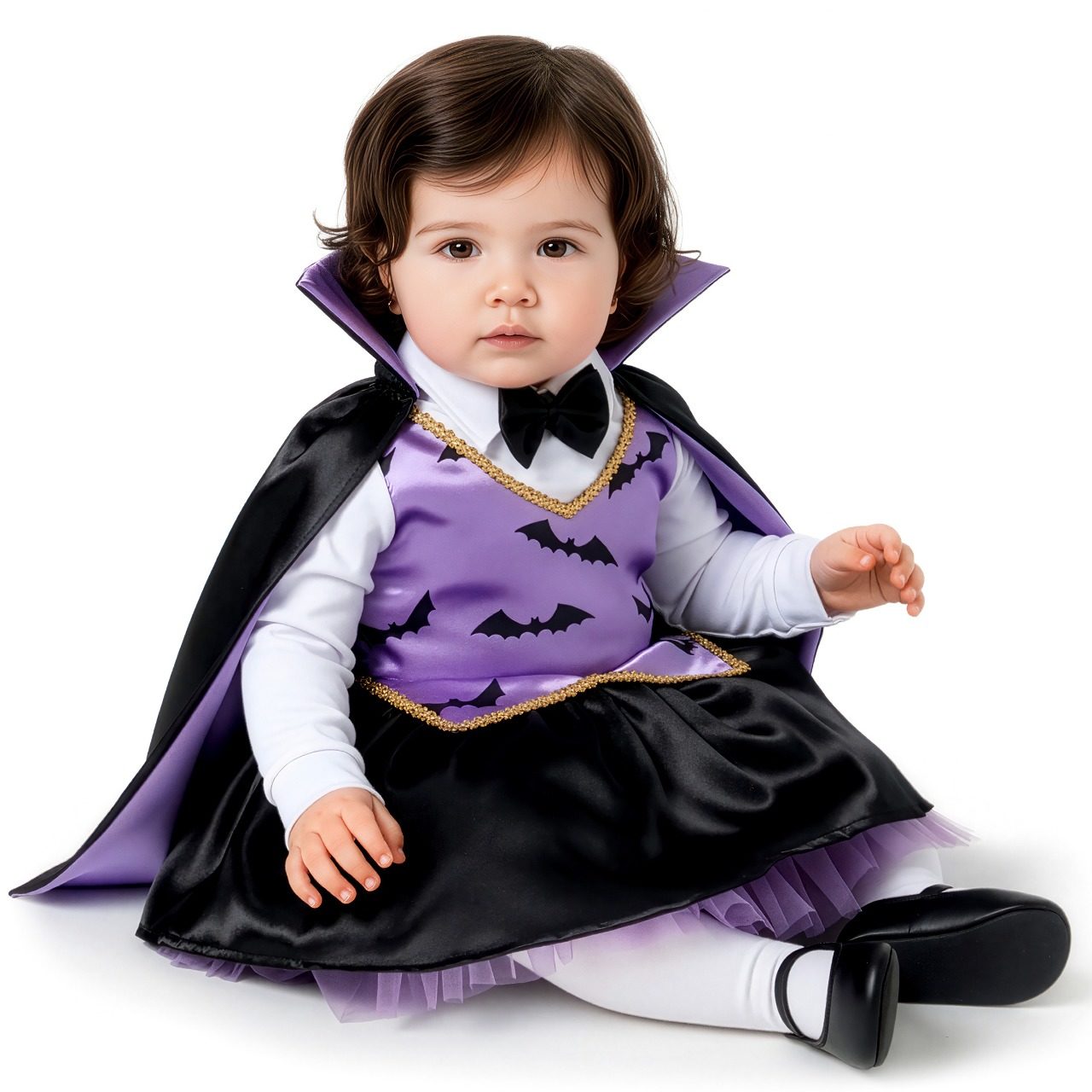 Disfraz de Vampiresa Lila para bebé