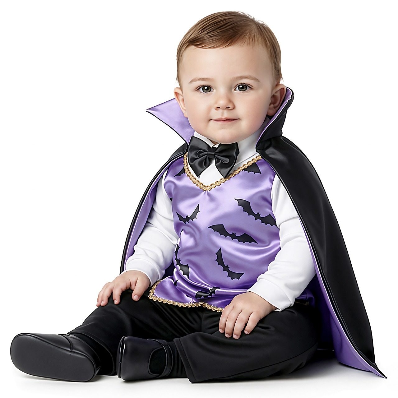 Disfraz de Vampiro Lila para bebé