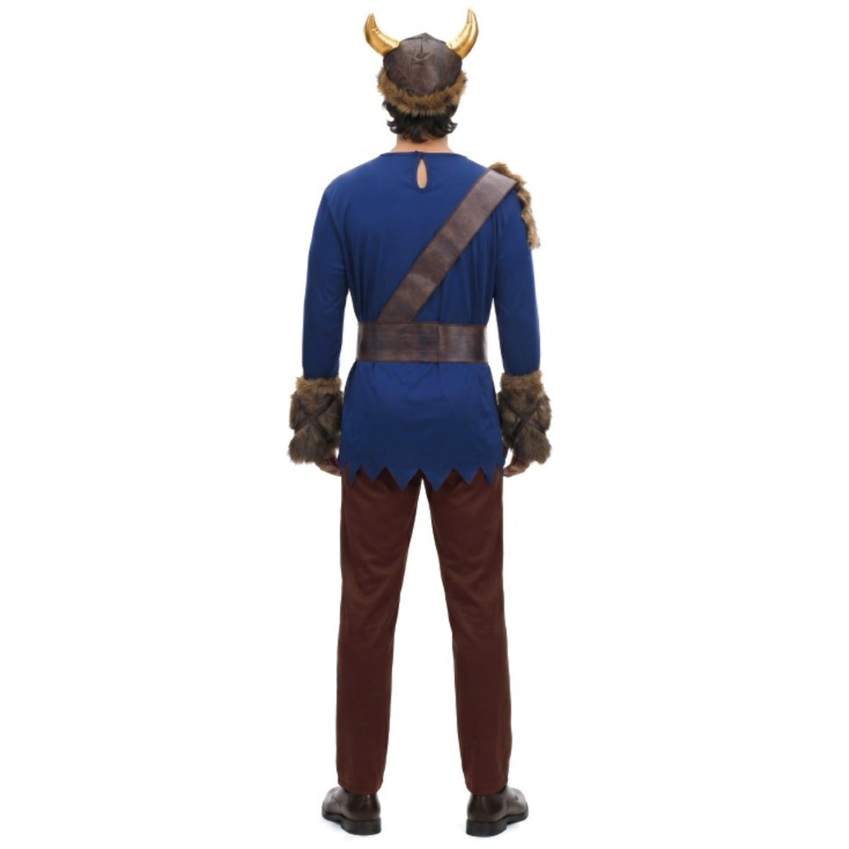 Disfraz de Vikingo Azul para hombre