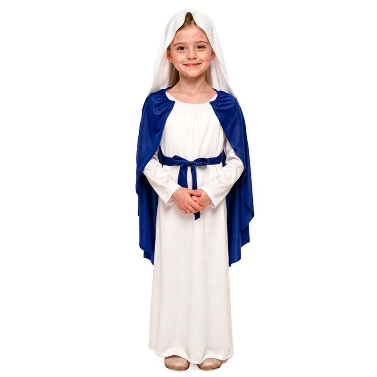 Disfraz de Virgen María Bicolor para niña