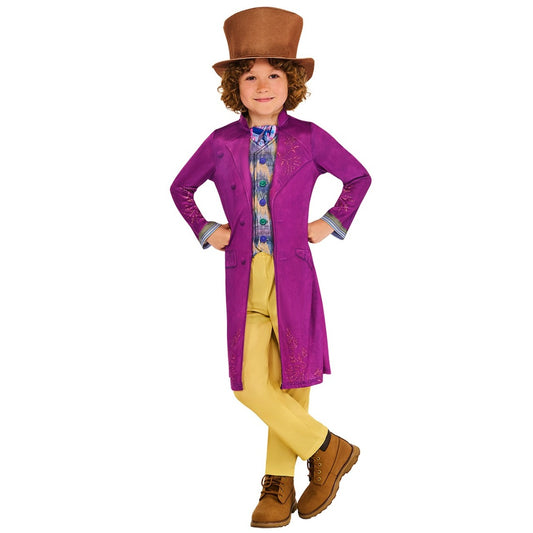Disfraz de Willy Wonka™ Deluxe para niño