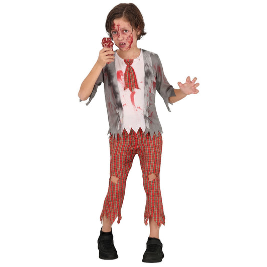 Disfraz de Zombie Colegial para niño