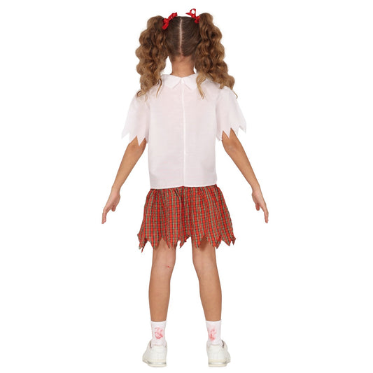 Disfraz de Zombie Colegiala para niña
