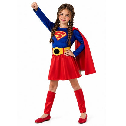 Disfraz de Superheroína Capa para niña