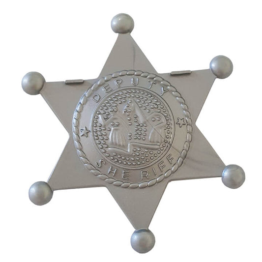 Estrella de Sheriff Plateada