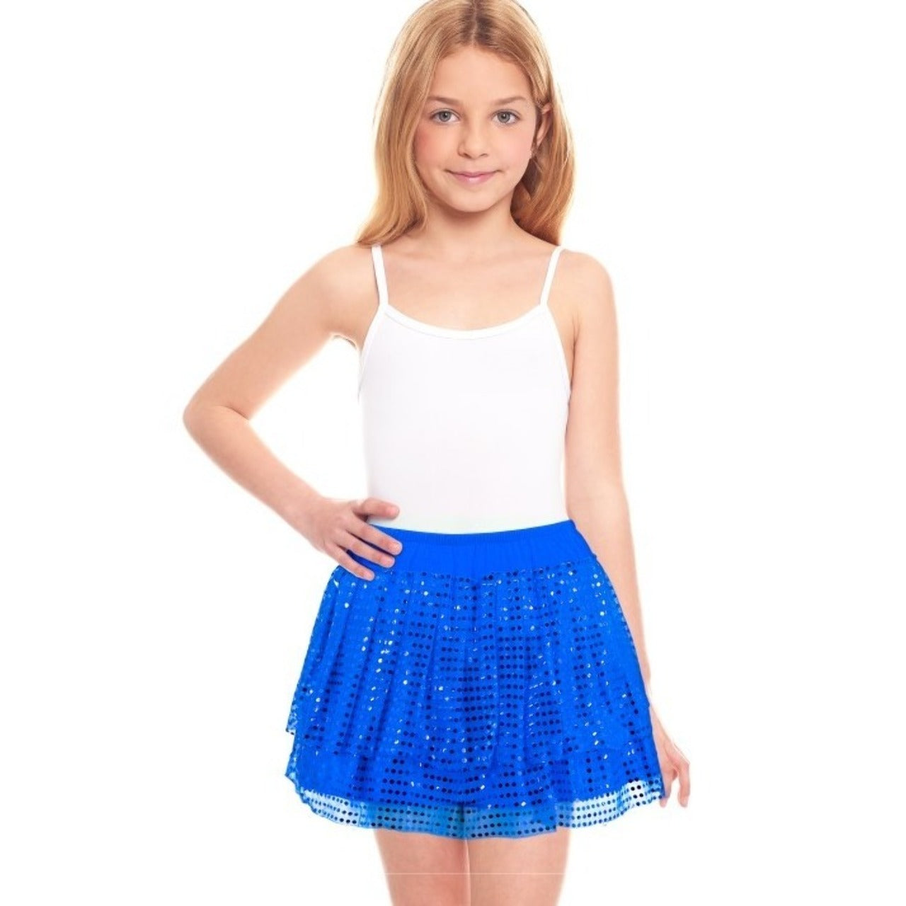 Falda Azul Brillante infantil