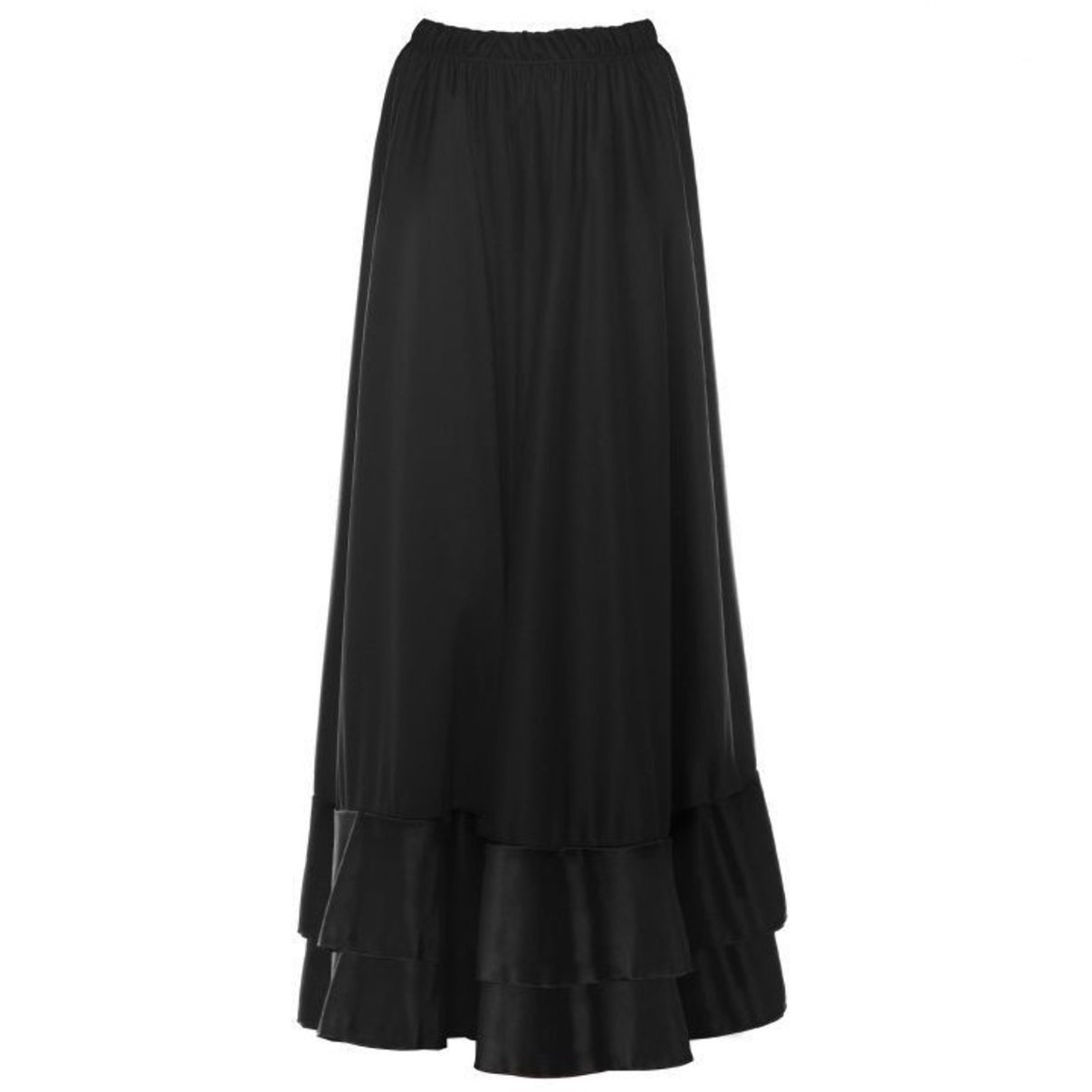 Comprar Falda de Flamenca Negra Doble Volante infantil Don Disfraz