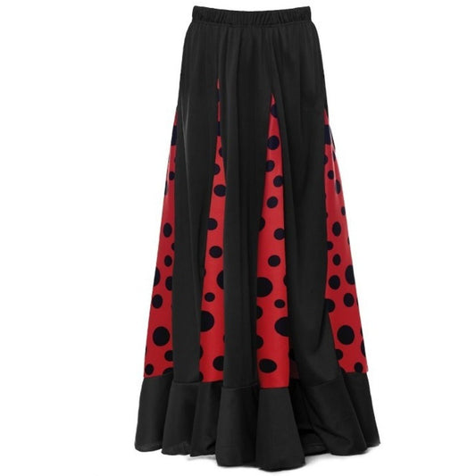 Falda de Flamenca con Quillas Negra