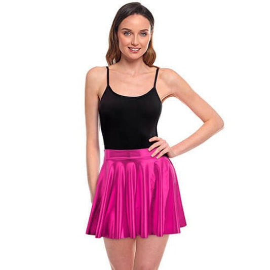 Falda Fucsia Metalizada