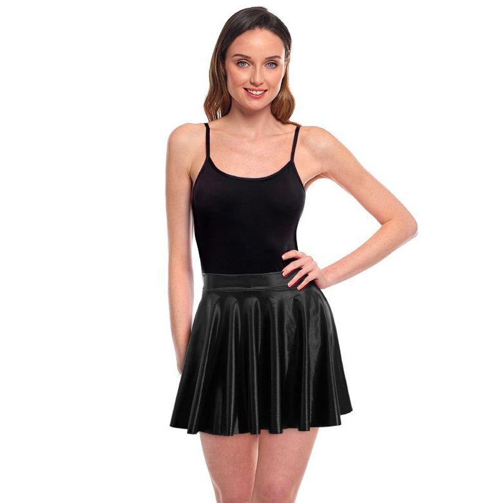 Falda Negra Metalizada