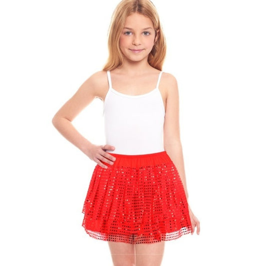 Falda Roja Brillante infantil