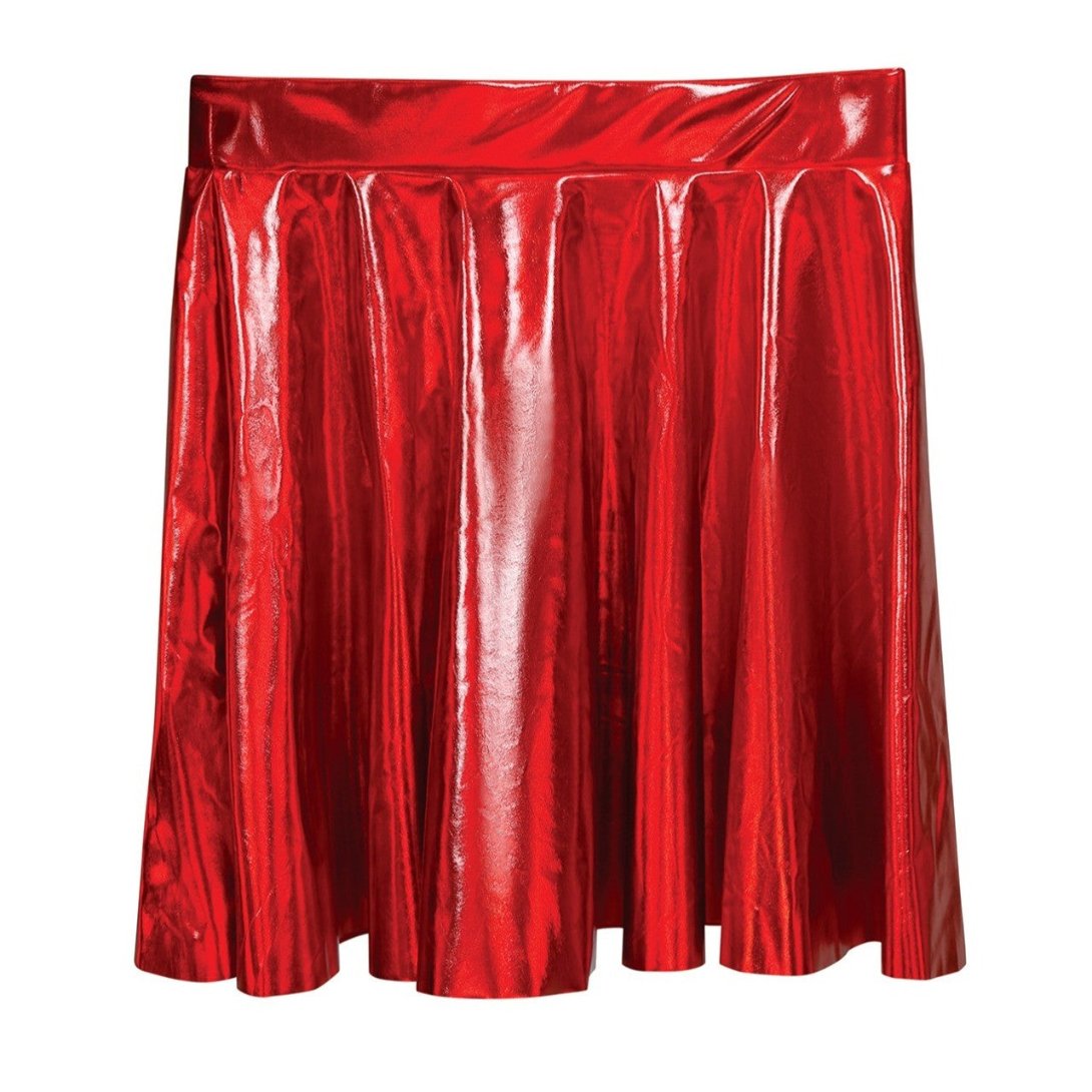 Falda Roja Metalizada Eco