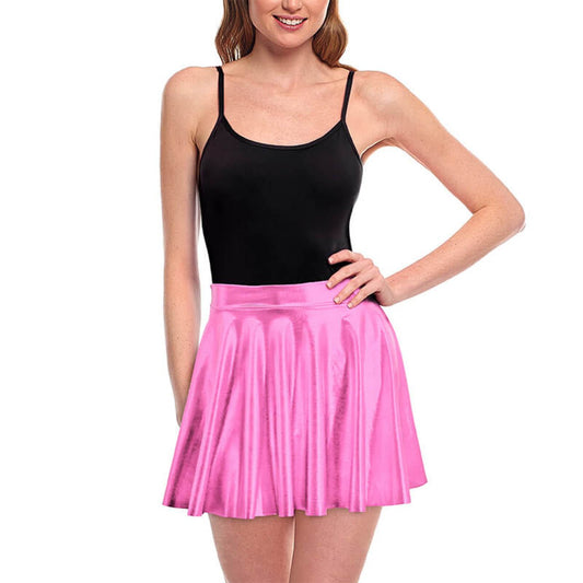 Falda Rosa Metalizada