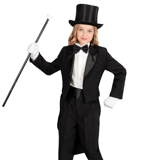 Frac Negro Cuello Raso infantil