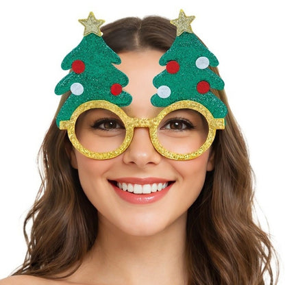 Gafas de Árbol Navideño