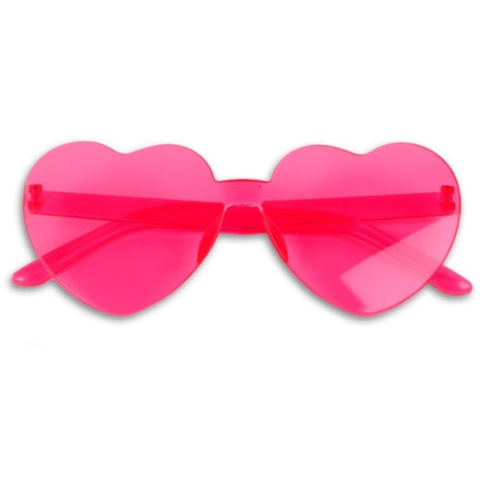 Gafas de Corazón Fucsias