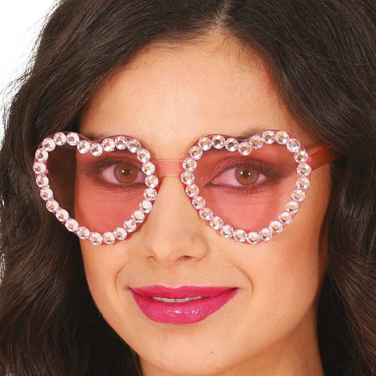Gafas de Corazón Glitter