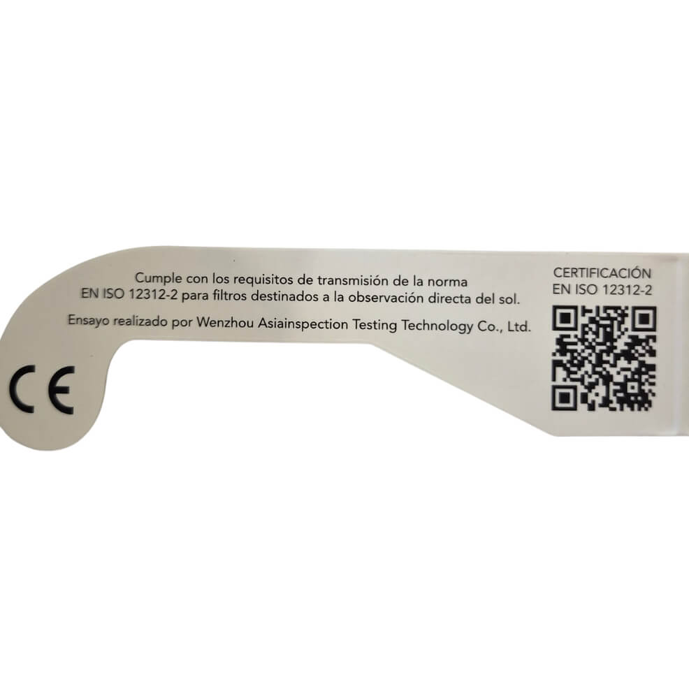 Gafas para Eclipse Solar Homologadas