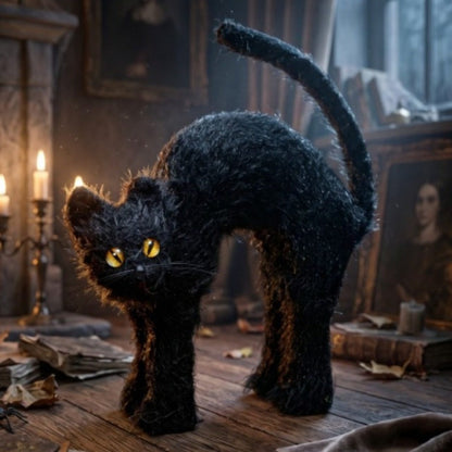 Gato Negro Enfadado