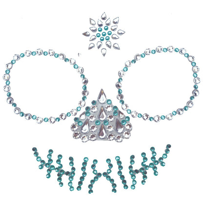 Gemas Glitter Adhesivas Catrina Calavera