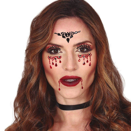Gemas Glitter Adhesivas Vampiresa
