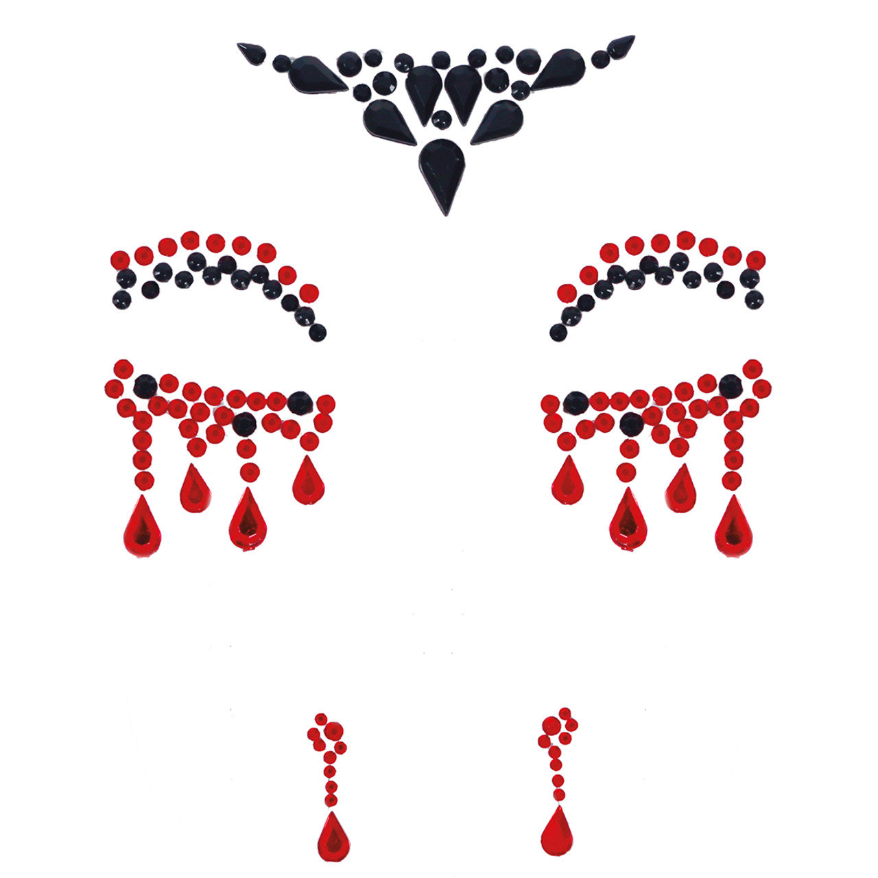 Gemas Glitter Adhesivas Vampiresa