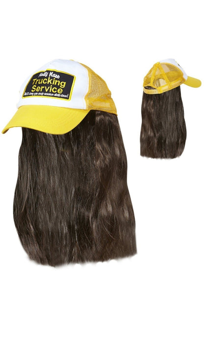 Gorra Amarilla con Pelo