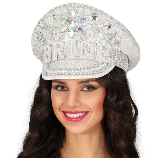 Gorra de Policía Bride Pedrería