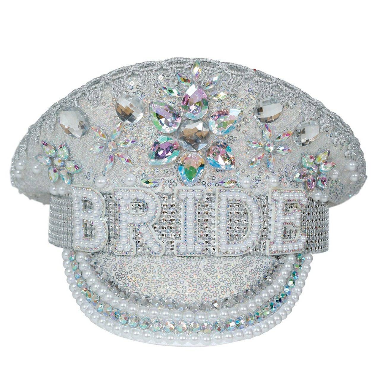 Gorra de Policía Bride Pedrería