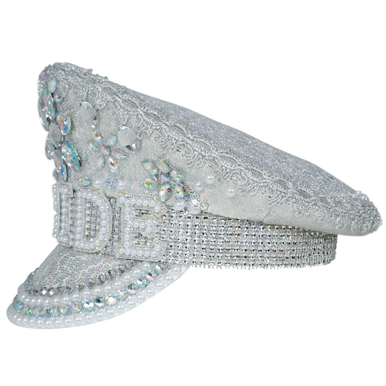 Gorra de Policía Bride Pedrería