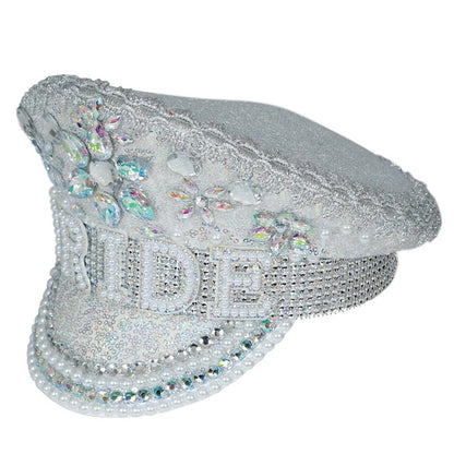 Gorra de Policía Bride Pedrería