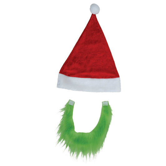 Gorro con Barba de Grinch